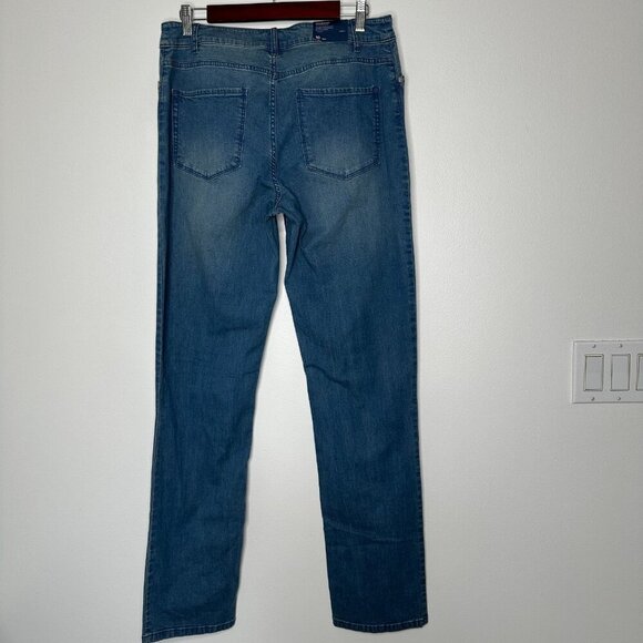 J Jill Tried And True Fit Jeans Size 10 Tall Straight Leg Stretch - Picture 2 of 11